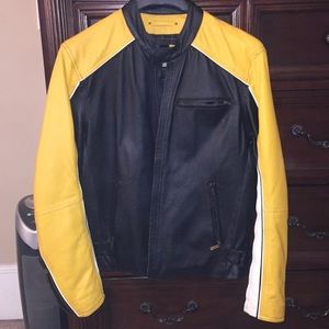 Wilson’s leather motorcycle jacket. Size Large